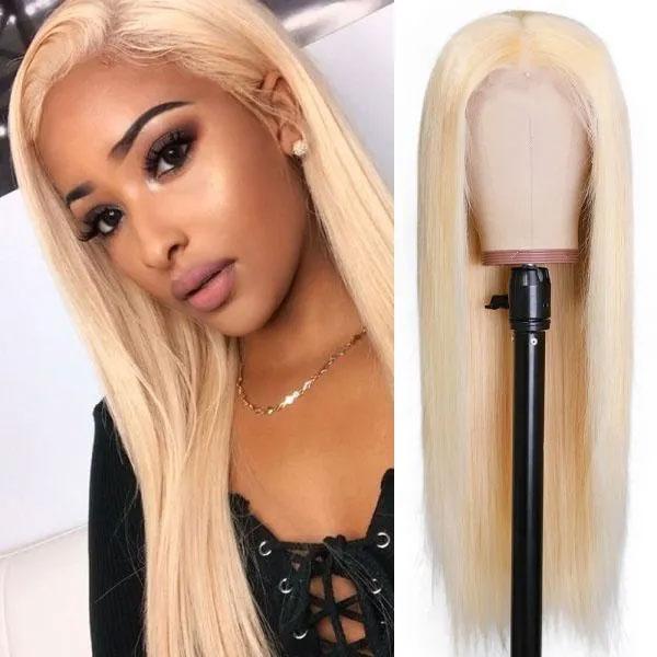 Abbily Straight Blonde #613 Color 13x4 13x6 Inch Lace Frontal Wig