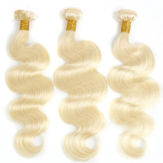 Abbily 613 Brazilian Body Wave 3 Bundles Hair Good Quality 10A Blonde Virgin Hair