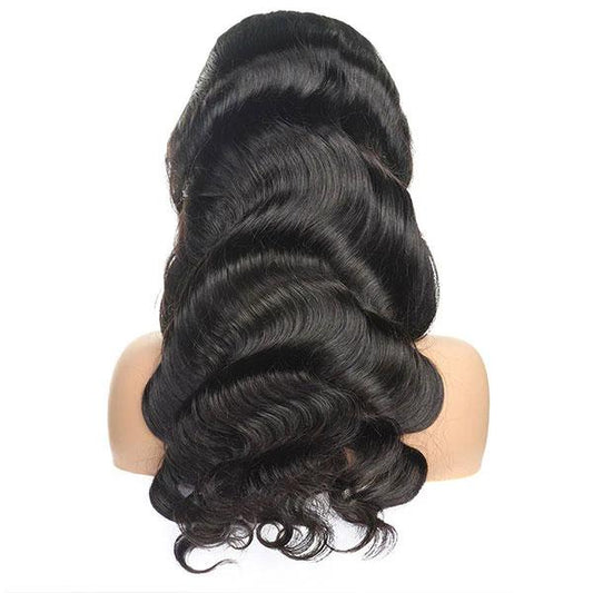 Abbily human Hair Wigs Natural Color 360 Lace Frontal Wigs With High Density