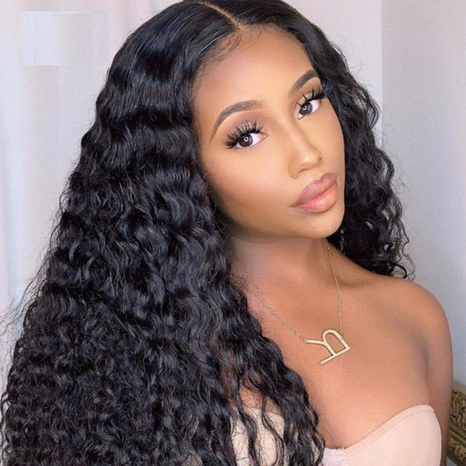 Abbily Human Hair Wigs Water Wave 360 Lace Frontal Wig High Quality 360 Lace Wig