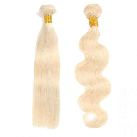 Abbily Blonde 613 Color hair bundle Human Virgin Hair Weave 1 Bundle/Pack Brazilian Hair