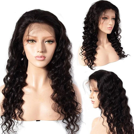 Abbily Loose Wave 13x4 Lace Frontal Wig Affordable Brazilian Human Hair Wig
