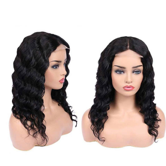 Abbily Loose Wave 4x4 Lace Closure Wig Unprocessed Virgin Hair Wig