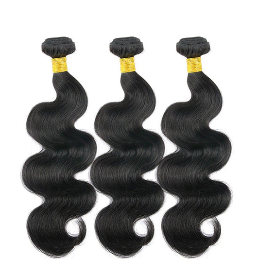 Abbily 12 14 16 Bundles Deals Brazilian Human Hair Weave 3 Bundles/Pack