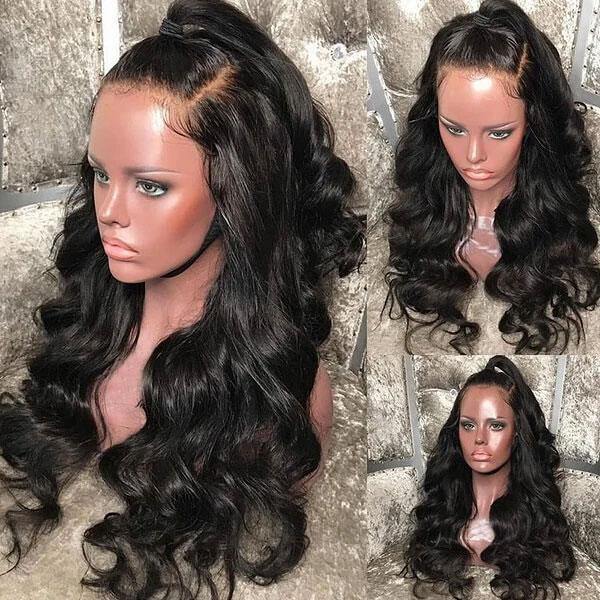 Abbily 24-40 Inch Long Body Wave Lace Front Human Hair Wig - Abbily Hair