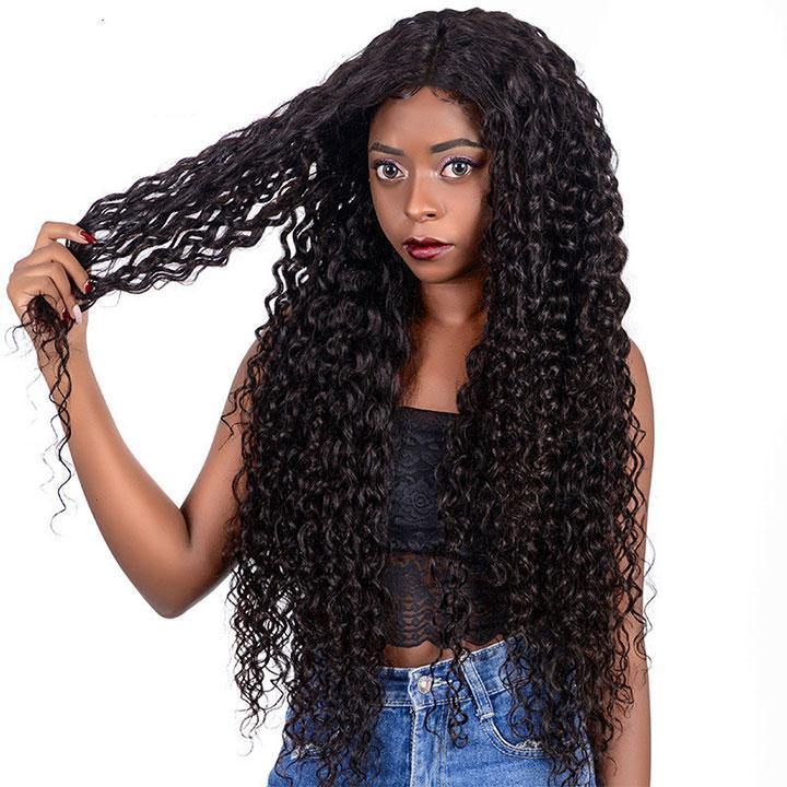 Abbily 24-40 Inch Long Hair Wigs Curly Human Hair Lace Front Wigs On Sale - Abbily Hair